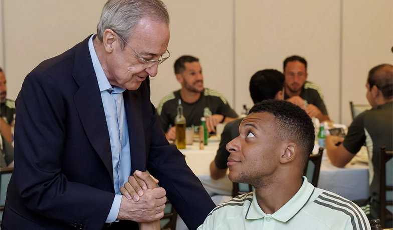 Foto: Florentino spotkał się z drużyną w Palm Beach