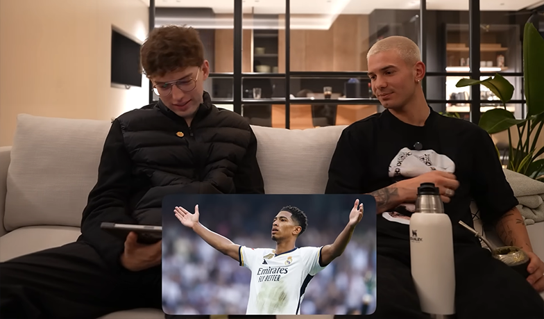 Foto: Mastantuono: Dogadujemy się świetnie z Bellinghamem, tylko że on mówi po hiszpańsku tak sobie, a ja po angielsku wcale