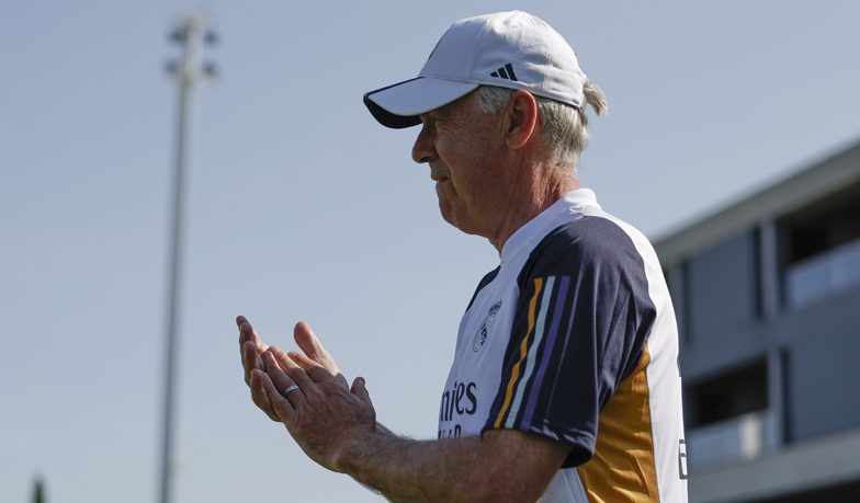 Foto: Ancelotti: Jestem bardzo zadowolony z kadry, jest lepsza