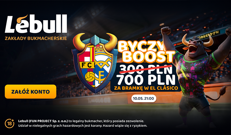 700 PLN za gola w El Clásico! Szalona oferta bukmachera na mecz FC Barcelona – Real Madryt