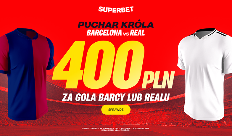 Foto: Postaw na gola dla Realu lub Barcelony i zgarnij 400 zł!