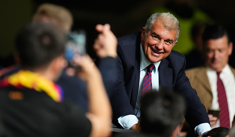 Foto: Laporta: Niech Real robi, co chce, my pojedziemy zagrać do Miami
