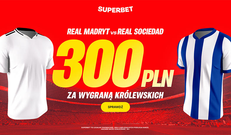 Foto: Postaw na wygraną Los Blancos i zgarnij 300 zł!
