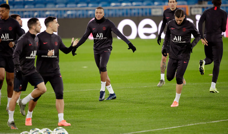 Foto: PSG odbyło trening na Santiago Bernabéu