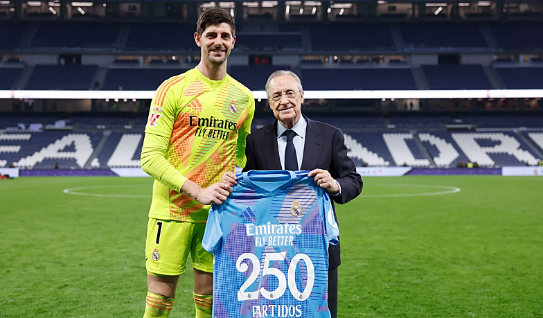 Foto: 250. mecz Courtois w Realu Madryt