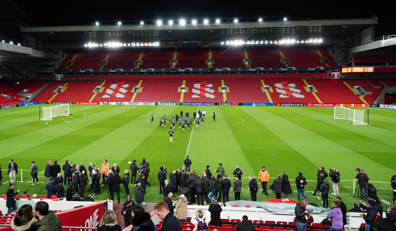 Foto: Real Madryt trenował na Anfield