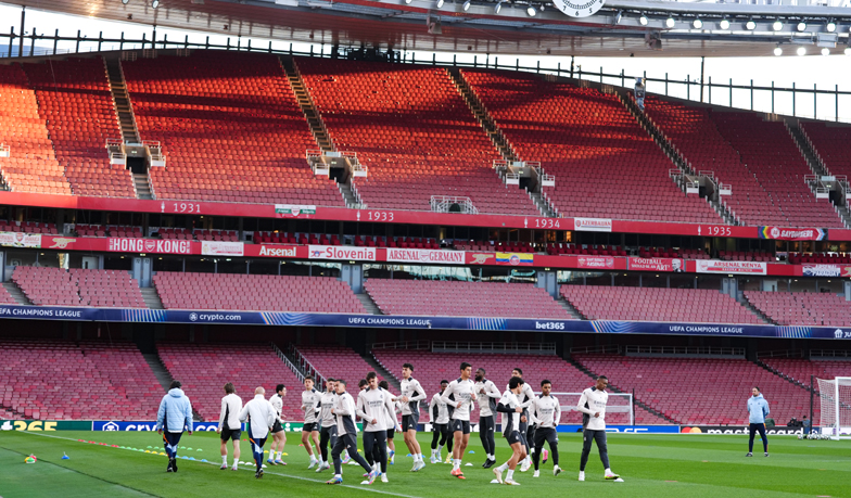 Foto: Real Madryt trenował na Emirates Stadium [VIDEO]