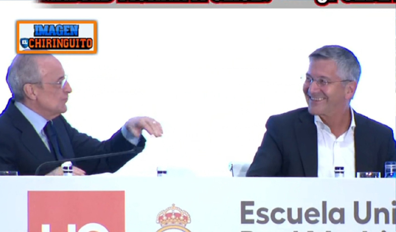 Wybuch śmiechu Florentino i prezesa Bayernu po „Olise to Madrid!” [VIDEO]