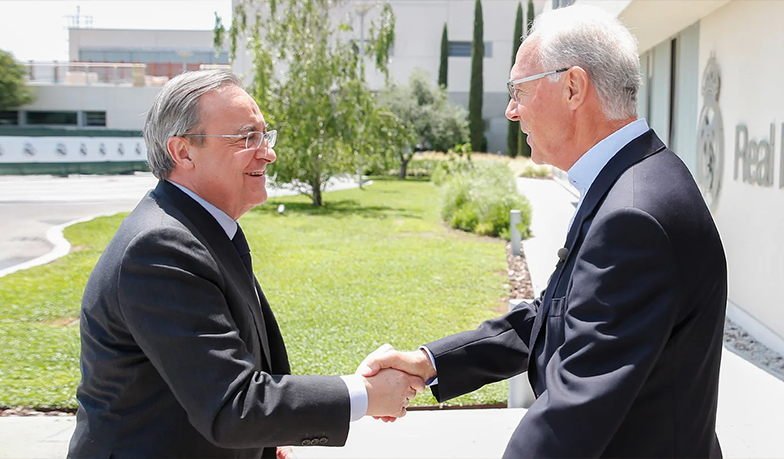 Foto: Dzień, w którym Beckenbauer odwiedził Valdebebas