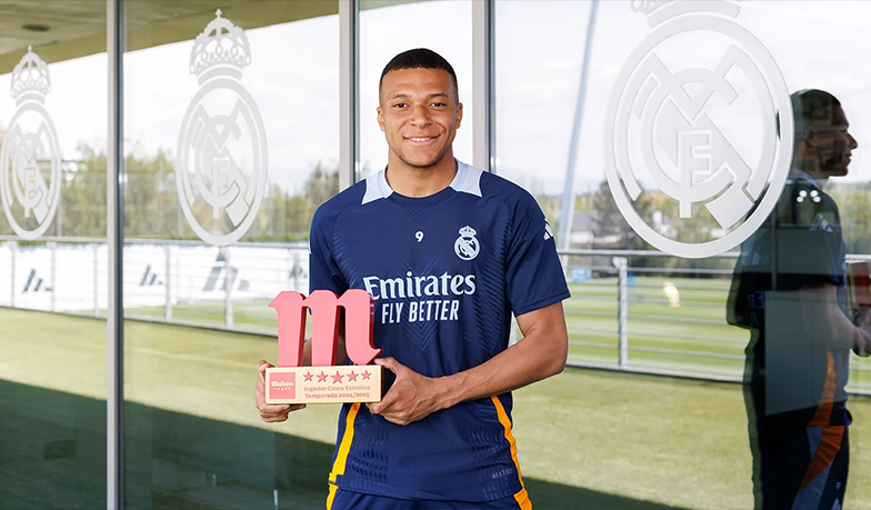 Foto: Mbappé piłkarzem na Pięć Gwiazdek za cały sezon