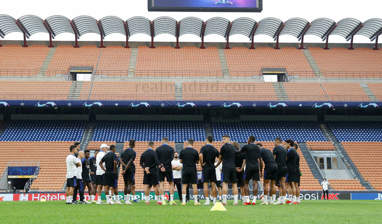 Foto: Królewscy trenowali na San Siro