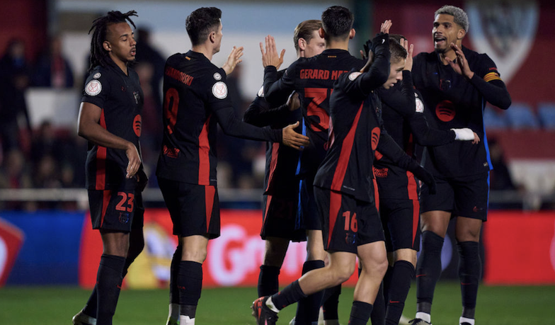 Foto: Barcelona pokonuje Barbastro i awansuje