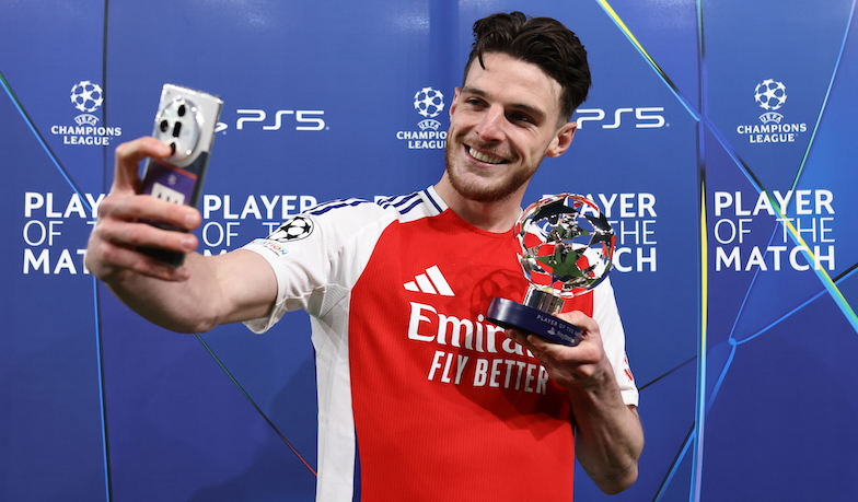 Foto: Rice MVP meczu na Emirates