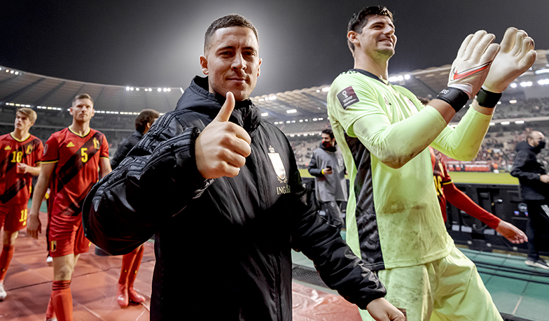 Foto: Courtois i Hazard wrócą wcześniej ze zgrupowania