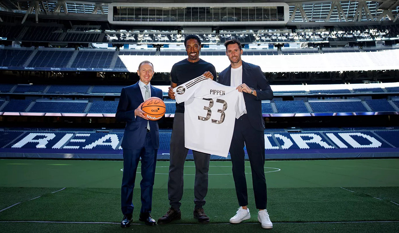Foto: Scottie Pippen odwiedził Bernabéu