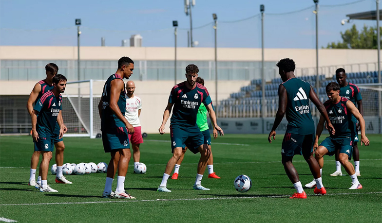 Popołudniowy trening w Valdebebas
