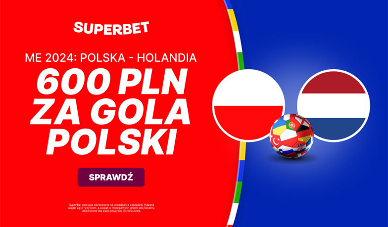 Foto: 600 zł za gola Polski z Holandią!