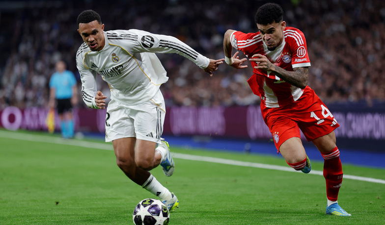 Piłkarze Realu przebiegli o blisko 9 kilometrów mniej niż Bayernu