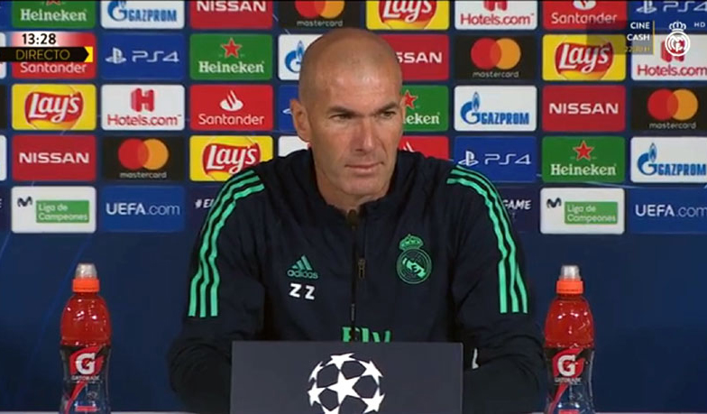 Foto: Zidane: Szukajcie sensacji, ale nie w sprawie wyjeżdżania ze stadionu