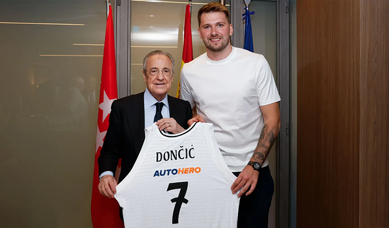Foto: Luka Dončić i Florentino Pérez obejrzeli wspólnie dzisiejszy mecz koszykarzy