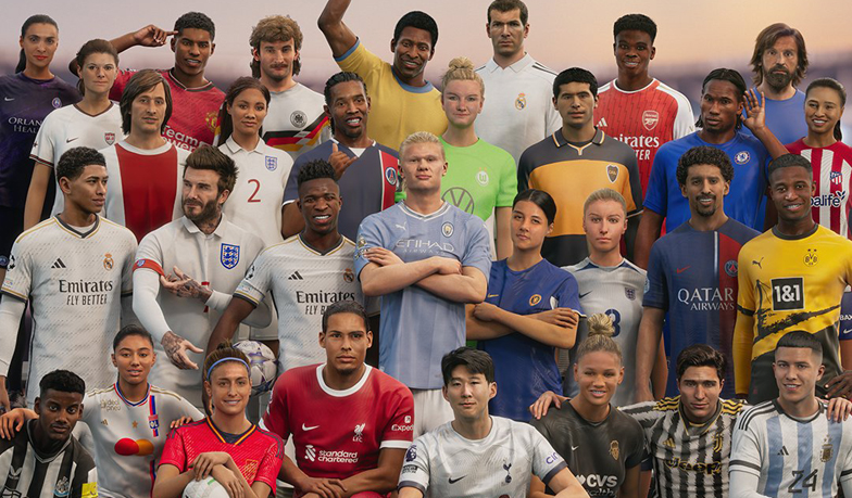Foto: Vinícius, Bellingham, Beckham i Zidane na okładce EA Sports FC