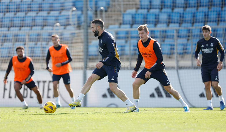 Foto: Carvajal i Ceballos trenowali z drużyną