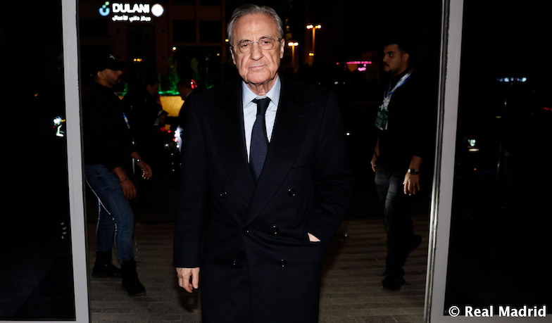 Foto: Florentino Pérez dołączył do zawodników