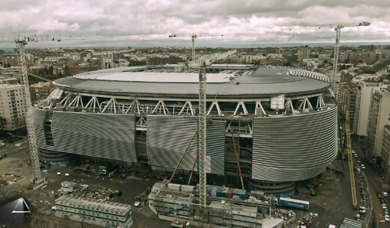 Foto: Przebudowywane Santiago Bernabéu z lotu ptaka [VIDEO]