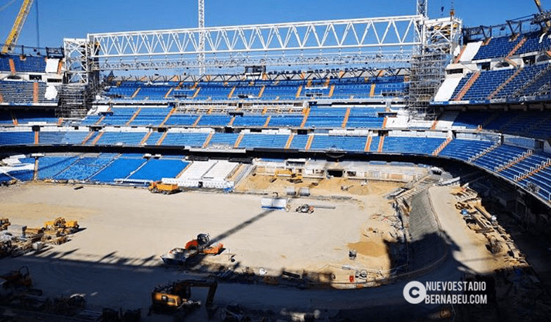 Foto: Postępy w przebudowie Santiago Bernabéu [VIDEO]
