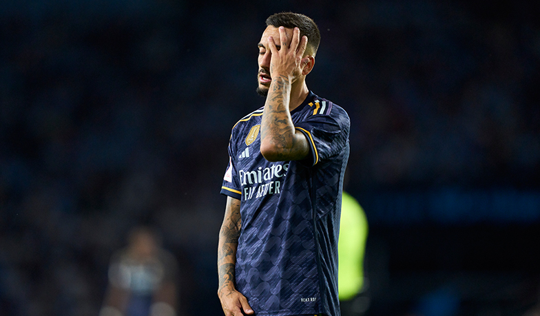 Foto: Joselu zakończył mecz z Celtą z podbitym okiem