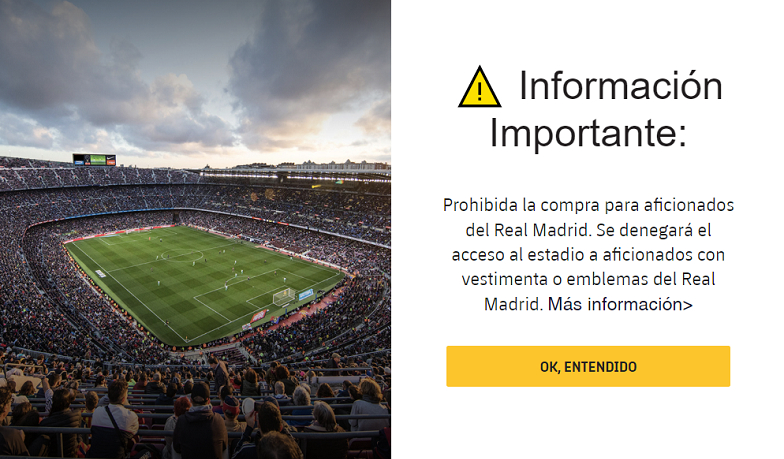 Foto: Barcelona zabrania kibicom Realu zakupu biletów na Klasyk
