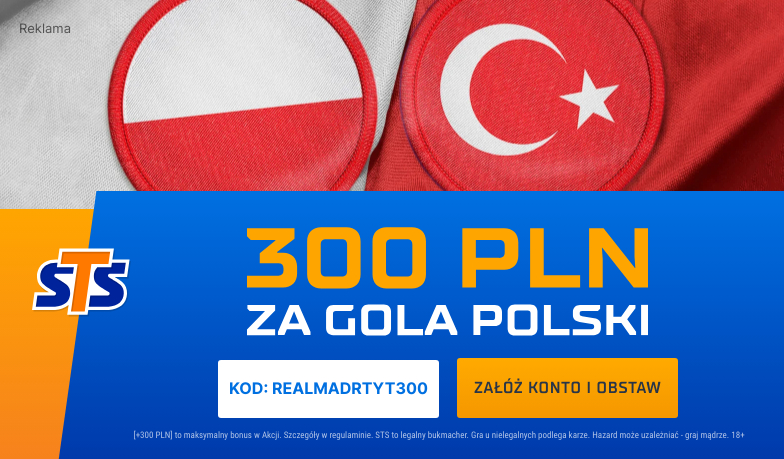 Foto: 300 zł za gola Polski z Turcją!