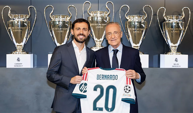 Bernardo Silva zaprezentowany jako piłkarz Realu Madryt