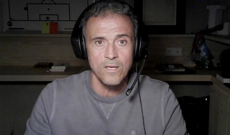 Foto: Luis Enrique na czas mundialu zostaje... streamerem