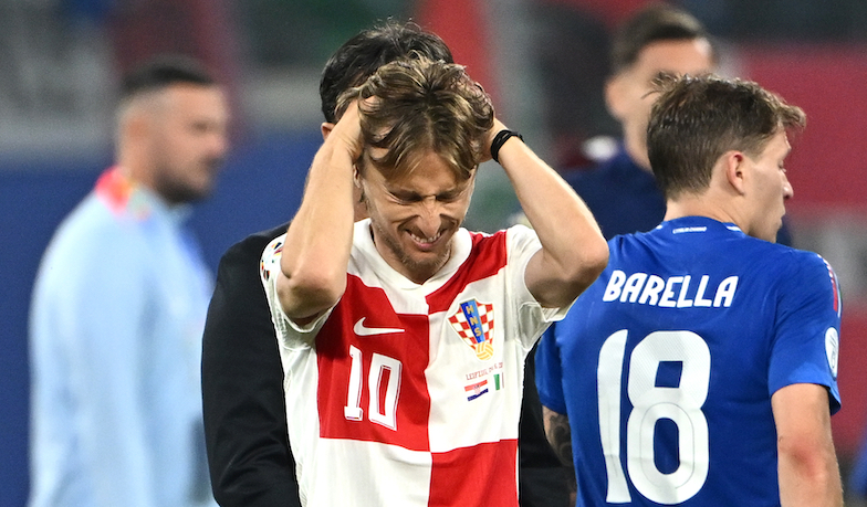 Foto: Gol Modricia, ale to Włosi się cieszą z awansu