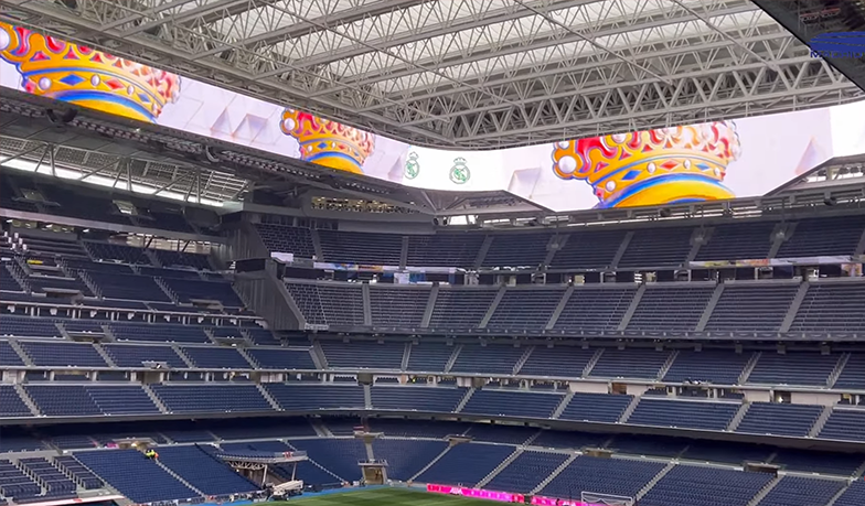 Foto: Telebim 360 stopni jest już w pełni testowany na Santiago Bernabéu [VIDEO]