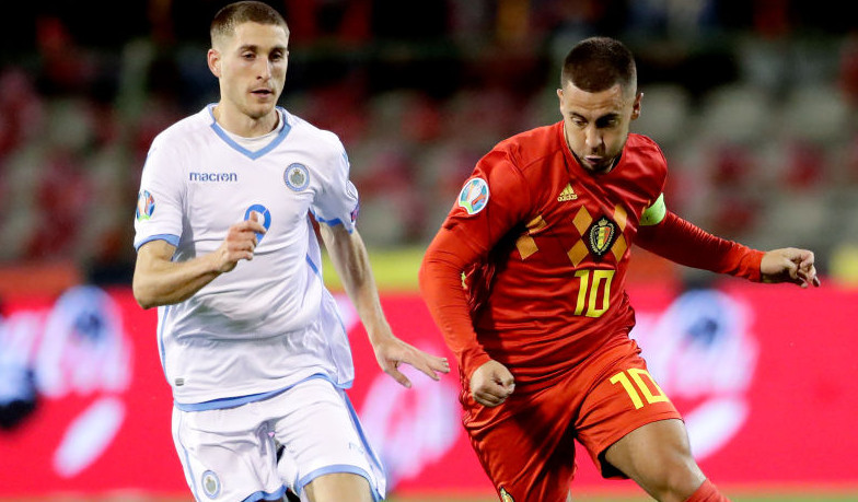 Foto: Hazard z dwiema asystami, Belgia miażdży San Marino