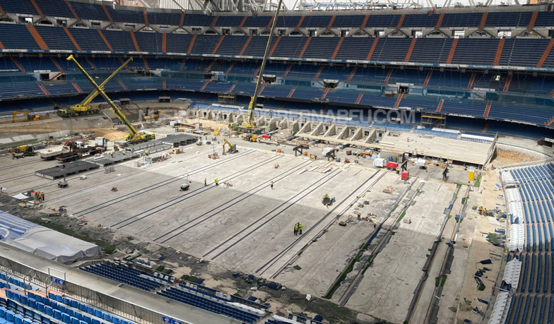 Foto: Postępy w pracach nad przebudową Bernabéu [VIDEO]