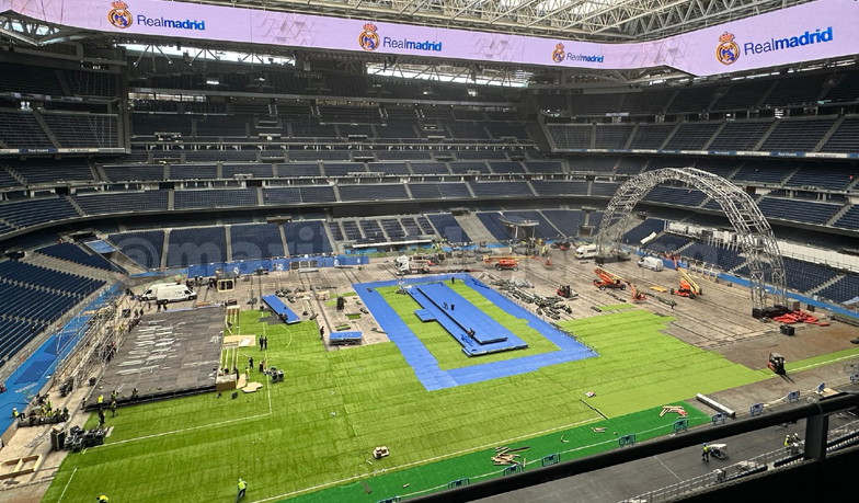 Foto: Trwają przygotowania do prezentacji Mbappé [VIDEO]