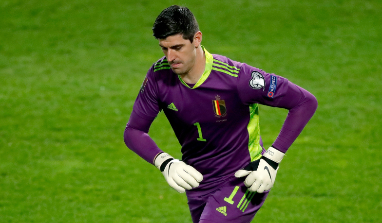 Foto: Wygrana Belgii z Walią, cały mecz Courtois