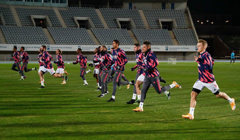 Foto: Kwadrans ostatniego treningu przed Athletikiem [VIDEO]