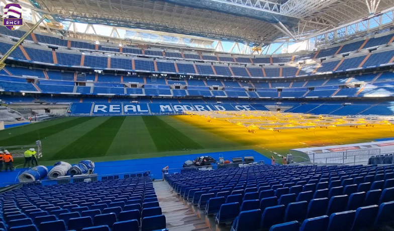 Foto: Aktywowano tryb meczowy na Santiago Bernabéu