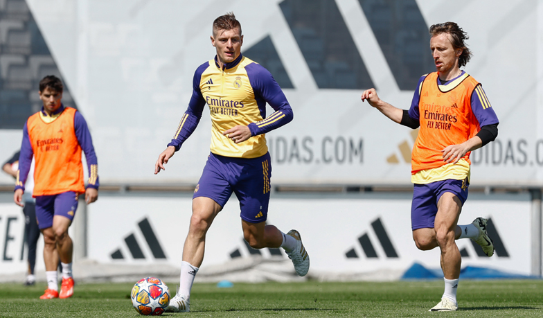 Foto: Toni Kroos trenował w nowej wersji swoich butów
