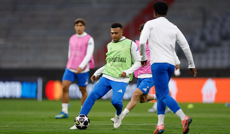 Real trenował na Allianz