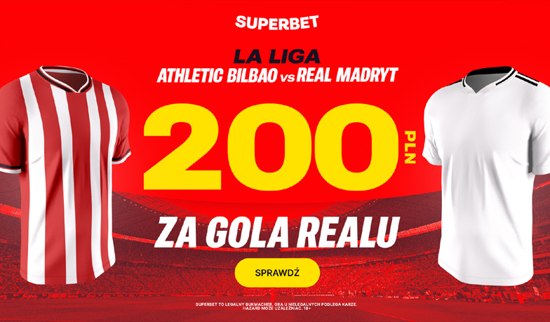 Foto: 200 zł za gola Realu Madryt z Athletikiem!