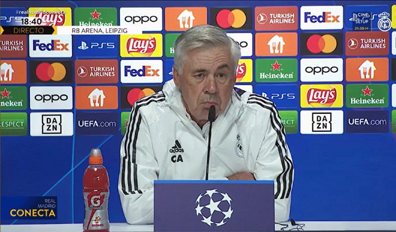 Foto: Ancelotti: Jak nie chcesz doznać kontuzji, zostań na kanapie
