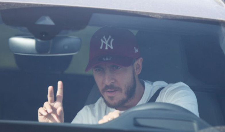 Foto: Hazard trenował w dniu wolnym