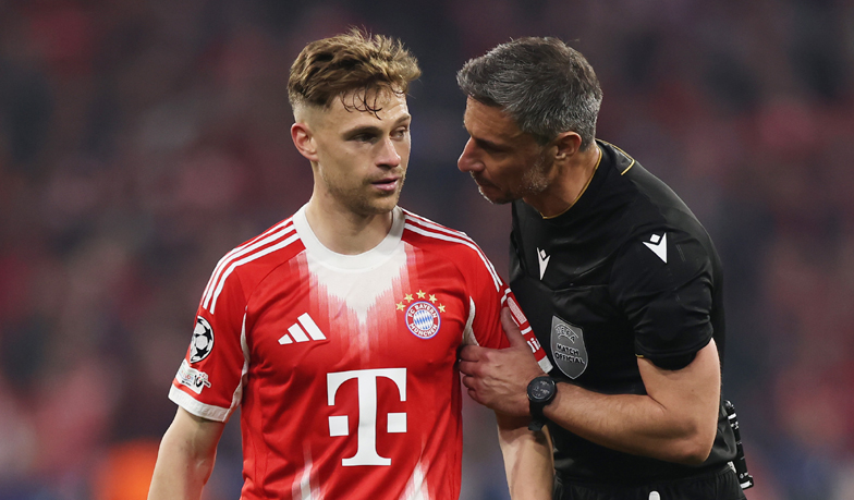 Kimmich: Myślę, że sędzia nie wiedział, że on miał już żółtą kartkę