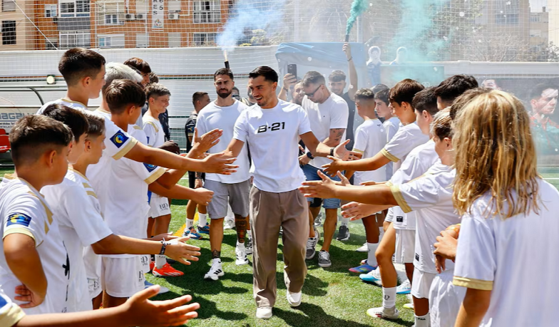 Foto: Brahim odwiedził swój campus w Maladze