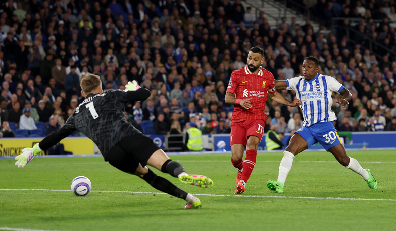 Foto: Brighton 3:2 Liverpool: Salah skończył mecz bez gola